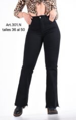 301N OXFORD DENIM NEGRO LISO - Imagen 5