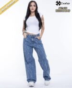 133R WIDE LEG AZUL NEVADO RAMAS LASER