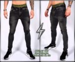 A7NEV SKINNY DENIM CORE RIPPED BLACK - Imagen 4