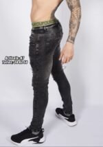 A7NEV SKINNY DENIM CORE RIPPED BLACK
