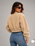 C010 CAMPERA CORDEROI LILA - Imagen 5