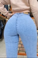 221NEV SKINNY DENIM CELESTE CON BOLSILLOS - Imagen 3