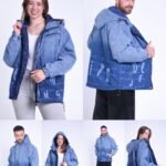 C001 CAMPERA JEAN FRIZADA DEGRADADO BLUE