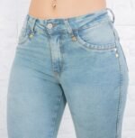208CT SKINNY DENIM CELESTE OXIDO 1 BOTON - Imagen 3