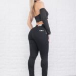 101CT: SKINNY NEGRO ELASTIZADO CON EFECTO PUSH UP