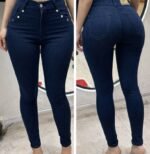 156CT SKINNY DENIM AZUL CON TACHAS DEL - Imagen 3