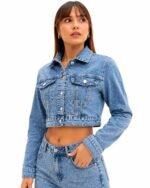 SBL2283 AZUL CAMPERA NEVADA CON BRILLOS - Imagen 3