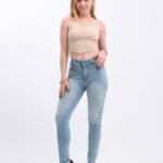 205BR: SKINNY CELESTE OXIDADO CLARO
