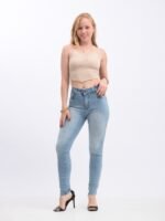 205BR: SKINNY CELESTE OXIDADO CLARO - Imagen 3