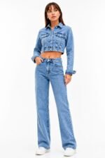 SBL2283 AZUL CAMPERA NEVADA CON BRILLOS - Imagen 4