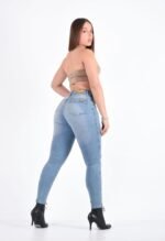 202oxi SKINNY DENIM CELESTE OXIDO