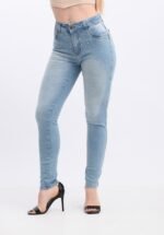205BR: SKINNY CELESTE OXIDADO CLARO - Imagen 2