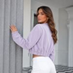 C010 CAMPERA CORDEROI LILA - Imagen 2