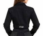 AB2603NEGRO CAMPERA NEGRA CADENAS - Imagen 3