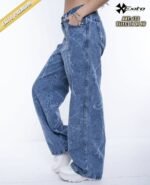133R WIDE LEG AZUL NEVADO RAMAS LASER - Imagen 3
