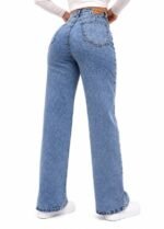 707CBr nev WIDE LEG DENIM NEVADO BRILLOS - Imagen 2