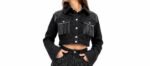 AB2603NEGRO CAMPERA NEGRA CADENAS - Imagen 4