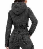 SBL2278GRIS CAMPERA GRIS NEVADA CON BRILLOS - Imagen 3