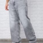 Curva B238GL WIDE LEG GRIS LOCALIZADO BASICO