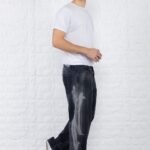 B225 WIDE LEG ENERGY BLACK