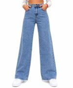 707CBr nev WIDE LEG DENIM NEVADO BRILLOS - Imagen 3