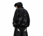 C013 CAMPERA FRIZADA GOTHIC BLACK - Imagen 2
