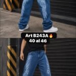 CURVA B243A WIDE LEG SOAR BLUE LASER
