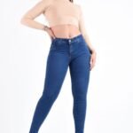 201L SKINNY DENIM AZUL LISO