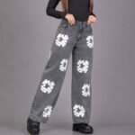 159 WIDE LEG DENIM GRIS FLORES ESTAMP