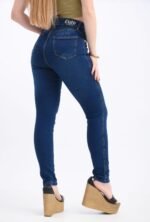 201CAD: SKINNY AZUL CON DETALLES DE CADENAS - Imagen 3