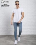Curva A11: SKINNY DENIM RUST CELESTE - Imagen 2