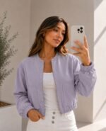 C010 CAMPERA CORDEROI LILA