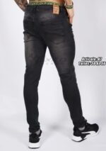 A7NEV SKINNY DENIM CORE RIPPED BLACK - Imagen 3