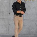 900B CORTE CHINO GABARDINA BEIGE
