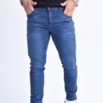 A1 SKINNY DENIM FRIZADO AZUL