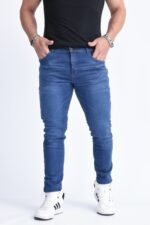 A1 SKINNY DENIM FRIZADO AZUL