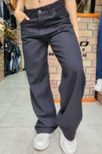 130 WIDE LEG DENIM NEGRO - Imagen 3