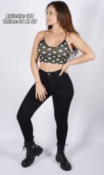 100 SKINNY DENIM NEGRO BASICO