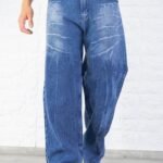 B221A WIDE LEG THUNDER BLUE LASER
