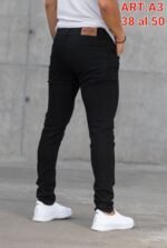 A3 SKINNY DENIM NEGRO - Imagen 2