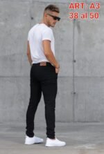 A3 SKINNY DENIM NEGRO - Imagen 5