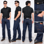 700AH PANTALON CLASICO RIGIDO AZUL