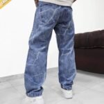B201A WIDE LEG STORM BLUE LASER